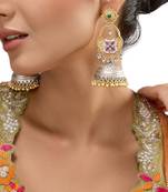 Two Toned multicolor Jhumkas