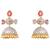Two Toned multicolor jhumkas