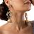 Two Toned dangler earrings