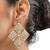 Gold plated kundan earrings