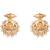 Gold plated kundan earrings