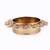 Traditional attractive flower design brass gold plated festival decorative deep / diya