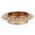 Traditional creative round and oval shape brass gold plated festival decorative deep / diya