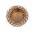 Traditional creative round and oval shape brass gold plated festival decorative deep / diya