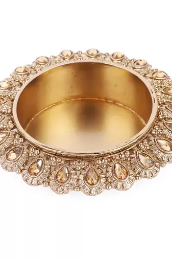 Traditional beautiful round and oval shape brass gold plated festival decorative deep / diya