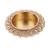 Traditional beautiful round and oval shape brass gold plated festival decorative deep / diya