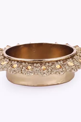 Traditional beautiful round and oval shape brass gold plated festival decorative deep / diya