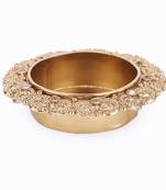 Traditional elegant peacock design brass gold plated festival decorative deep / diya