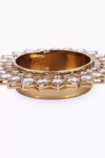 Traditional creative oval and round shape brass gold plated festival decorative deep / diya