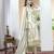 White color chinnon silk embroidery work fully stitched salwar suit