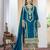 Morepich color chinnon silk embroidery work fully stitched salwar suit