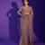 Beige Color Designer Party Wear Net Fabric Saree