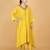 Yellow plain cotton silk Kurta Set