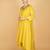 Yellow plain cotton silk Kurta Set