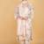 Pink floral printed crepe kurta set