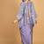 Purple floral printed cotton silk co ord set