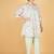 Green floral printed cotton kurta set