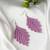 Lilac dream earrings