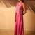 Rose embroidered banarasi silk co ord set