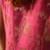 Rose embroidered banarasi silk co ord set