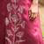 Mauve embroidered satin Kurta Set