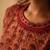Maroon embroidered cotton kurta set