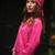 Pink  plain satin kurta set