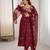 Elegant Embroidered Sequence Designer Anarkali Set
