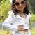 White plain cotton co ord set