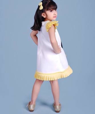 White embroidered cotton dress 4
