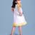 White embroidered cotton dress