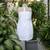 White embroidered cotton dress