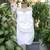 White embroidered cotton dress