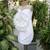 White embroidered cotton dress