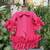 Pink embroidered cotton dress