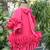 Pink embroidered cotton dress