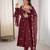 Elegant Embroidered Sequence Designer Anarkali Set