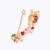 Traditional astonish oval shape gold plated maharashtrian nosepin / nath without piercing for women and girls