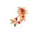 Traditional attractive oval shape gold plated maharashtrian nosepin / nath without piercing for women and girls