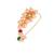 Traditional brilliant oval shape gold plated maharashtrian nosepin / nath without piercing for women and girls