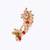 Traditional charming oval shape gold plated maharashtrian nosepin / nath without piercing for women and girls