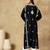 Women's floral modal embroidered round neck chikankari kurti