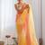 crush embroidered saree with sequins work unstitched blouse