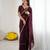 embellished star georgette embroidery work and moti work saree