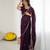 embellished star georgette embroidery work and moti work saree