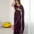 embellished star georgette embroidery work and moti work saree