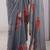 georgette printed saree with moti lace border