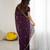 embellished star georgette embroidery work and moti work saree