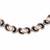 Eye-catchy round and paisley design gold plated choker necklace set with maangikka for women and girls