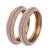 Stylish modish gold plated pearl set of 2 bangles for women